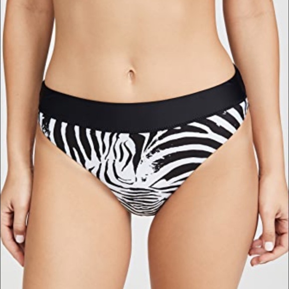Nwt PILYQ Zebra Bandeau Top & High Waist Bottom - Picture 6 of 11
